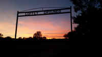 August sunset at the Coffey Grounds....