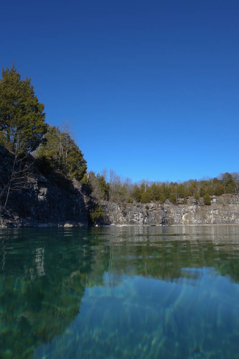 crystal clear water