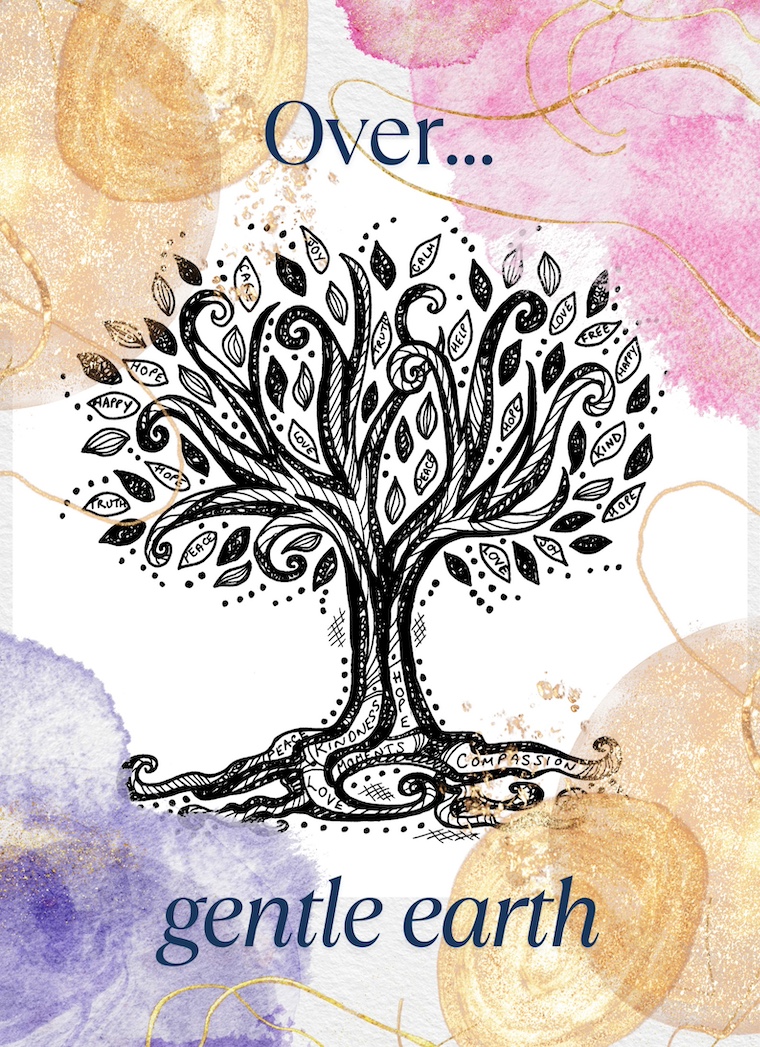 Over gentle earth drawing