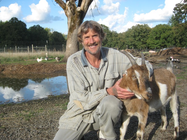 Will Tuttle and goat