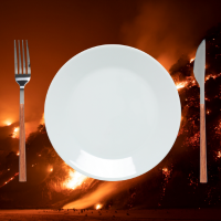 place setting and wildfire