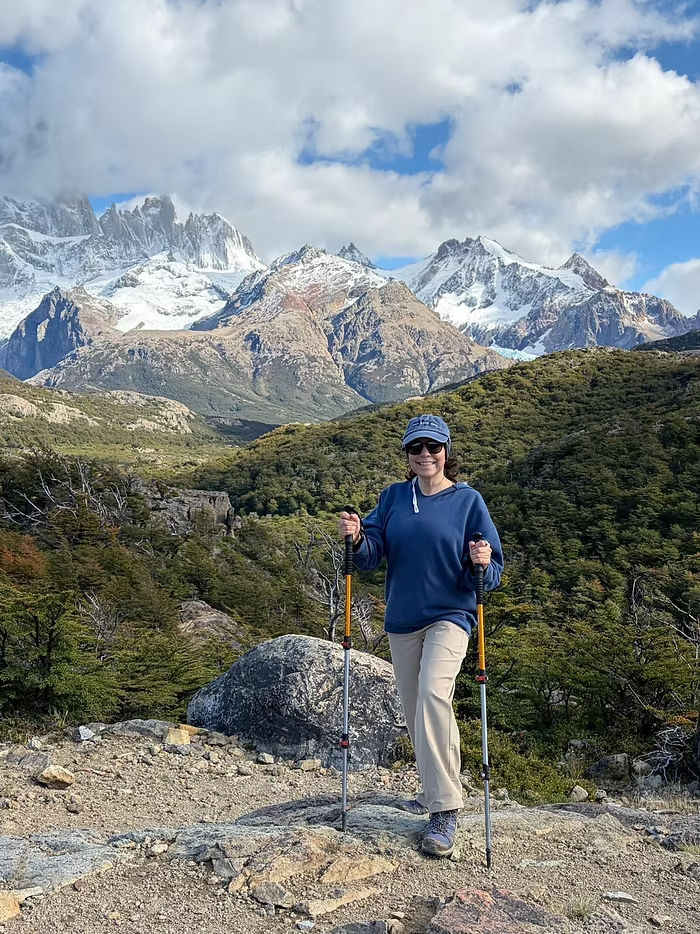 Lorena Mucke in Patagonia