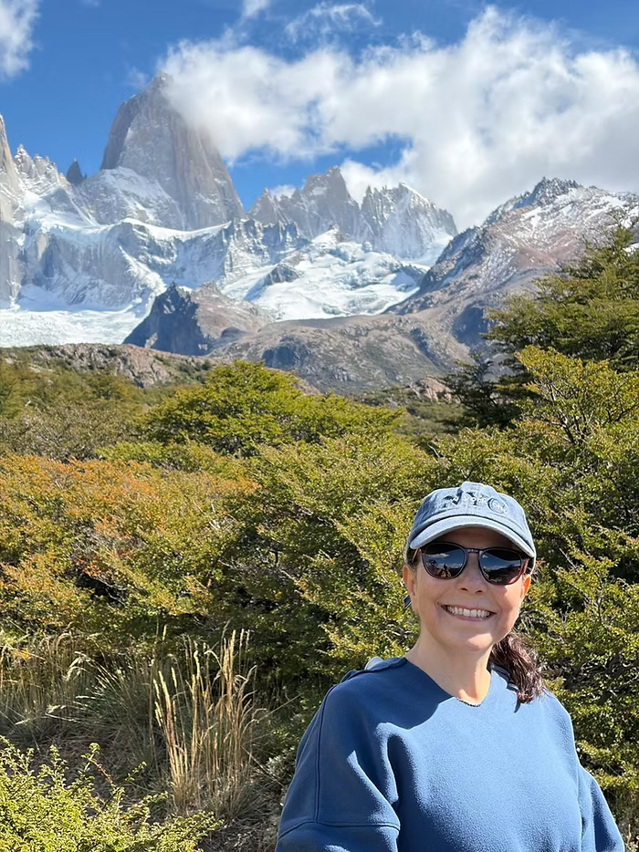 Lorena Mucke in Patagonia