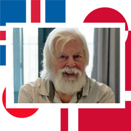 image with Paul Watson and flags