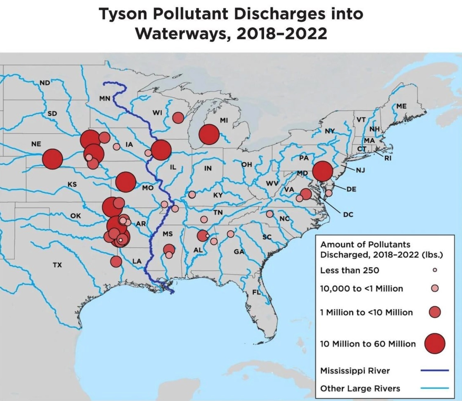Tyson dumps wastewater