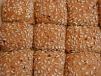 Bread, Multi-Grain Spelt, Whole Wheat, Kamut, Barley Raisin Rolls
