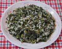 Collard Greens Kale Rice (Greek Style)