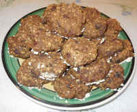 Zucchini Oatmeal Raisin Spice Cookies