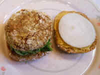 Lentil Rice Chickpea Veggie Burger