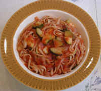 Pasta Primavera with Linguini and Zucchini