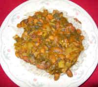 Pinto Bean Vegetable Curry