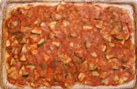Pizza - Zucchini and Hungarian Pepper