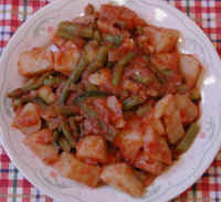 Potatoes, Green Beans, and Zucchini (Italian Style)