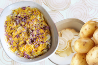 Microwaved Scalloped Potatoes