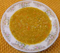 Green Split Pea Soup - Veg Curry