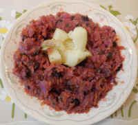Sweet and Sour Red Cabbage Apples Raisins