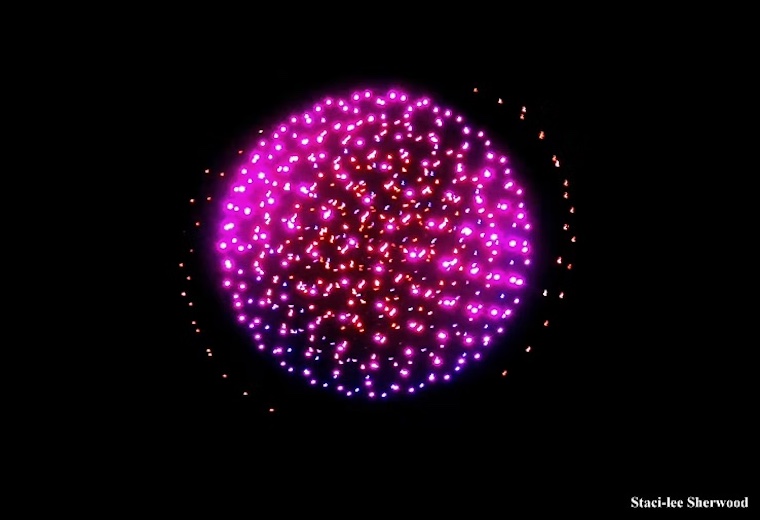 drone pink ball