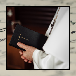image of Pope and hand written letter