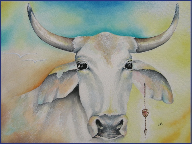 cow painting